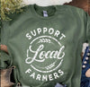 SUPPORT LOCAL FARMERS SWEATSHIRT  3 Waves    